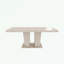 Table de salle à manger rectangulaire extensible avec base robuste