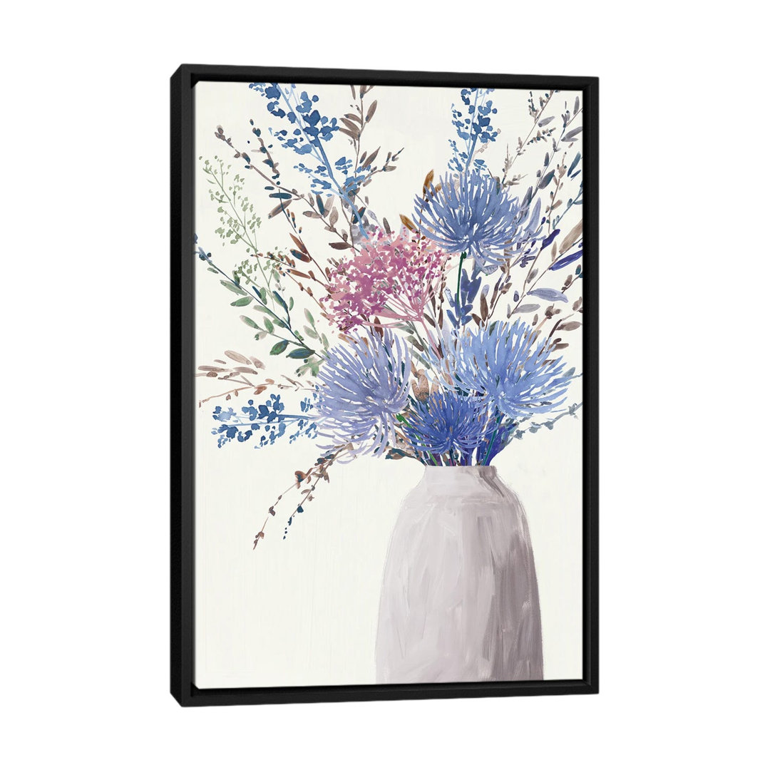 Vibrant Blooms In Subtle Vase