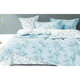 Long Island Flower 100% Cotton Reversible Comforter Set