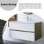 36 po  Meuble-lavabo mural 2 tiroirs-180384651