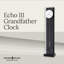 Echo III 78" Metal Floor Clock