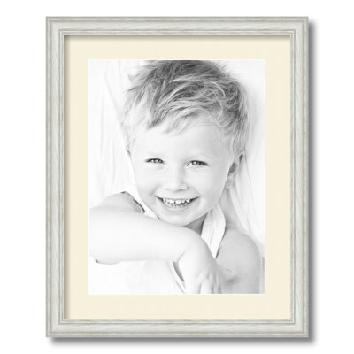 Wood Matte Picture Frame with Mat