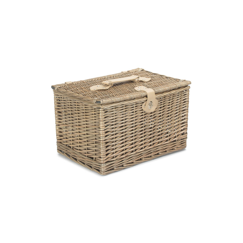 Wicker Chest Hamper Basket, Large