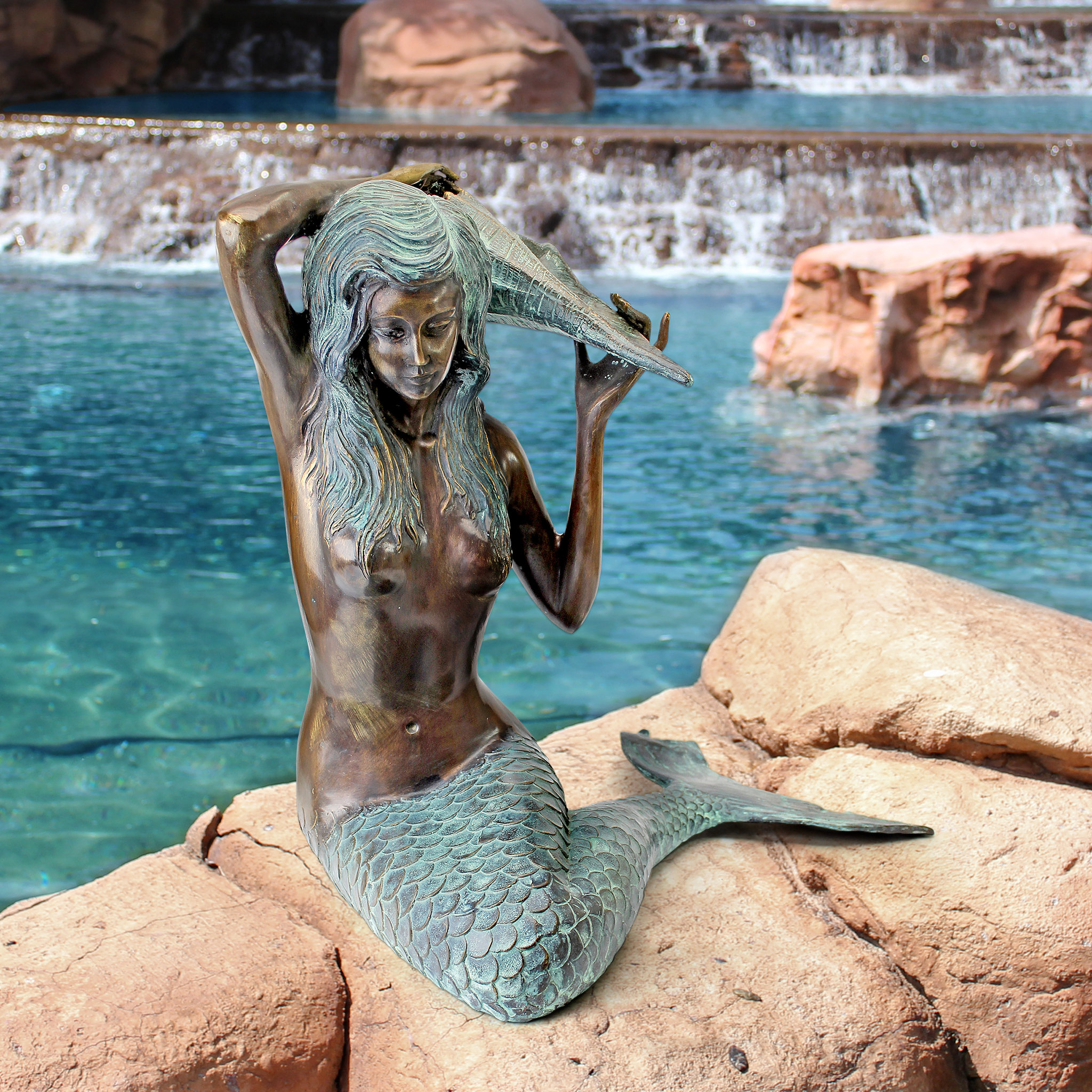 Design Toscano Mermaid of the Isle of Capri Statue & Reviews | Wayfair