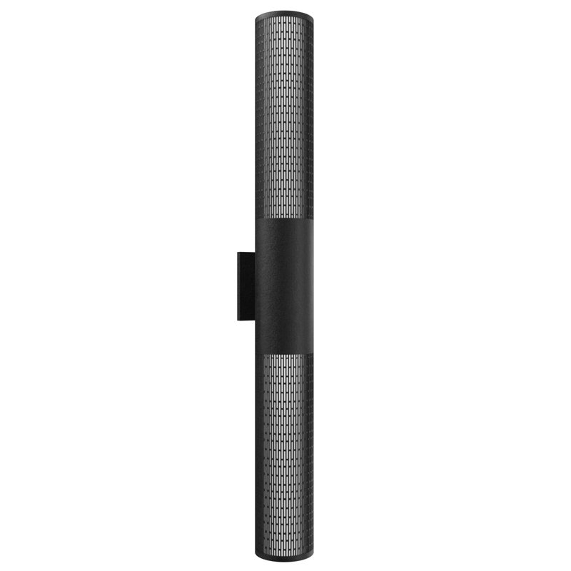 Avenue Outdoor Black Wall Sconce, 36" H x 5" W x 5" D