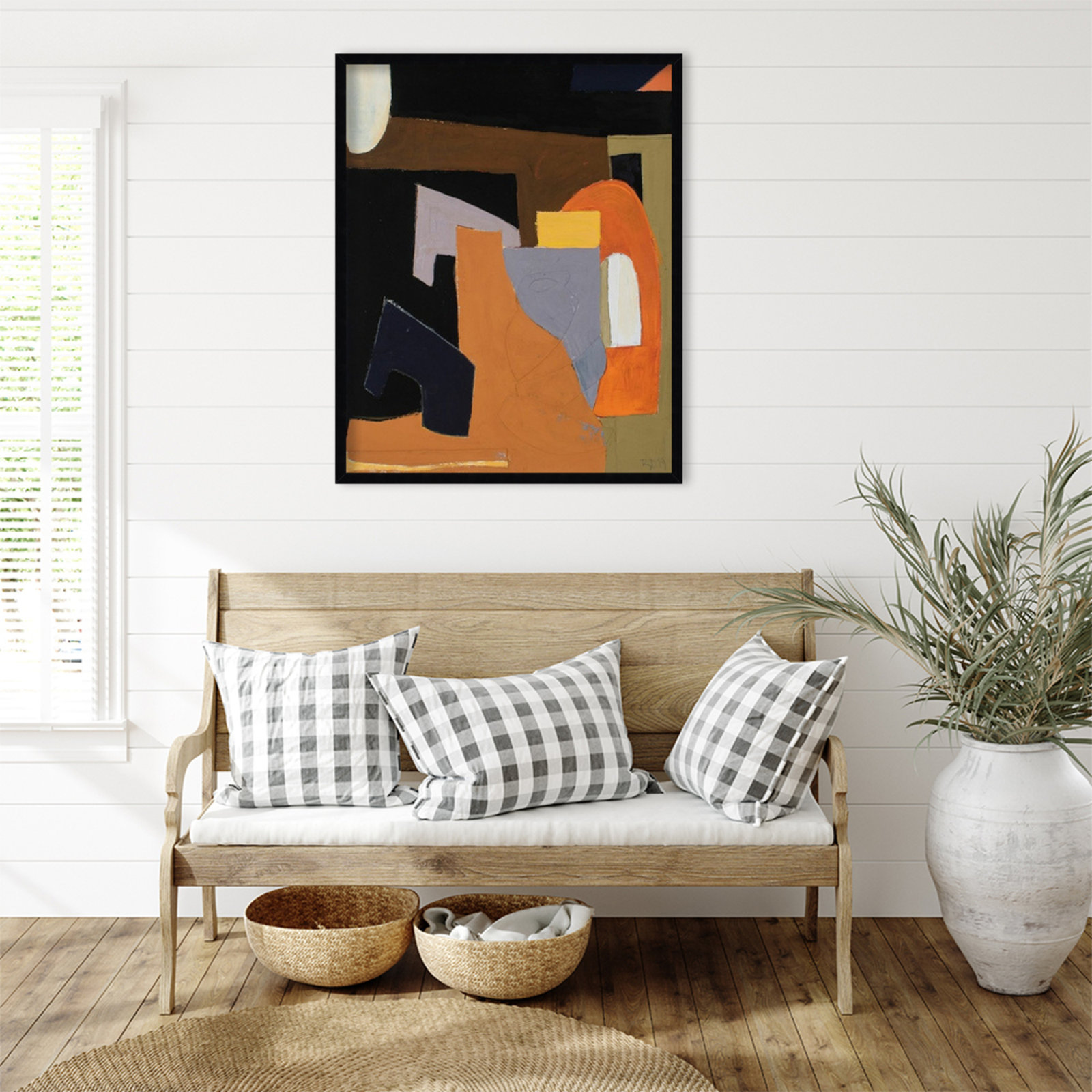 Solano "The Olive Press Room" Print, 33" H x 27" W, Black