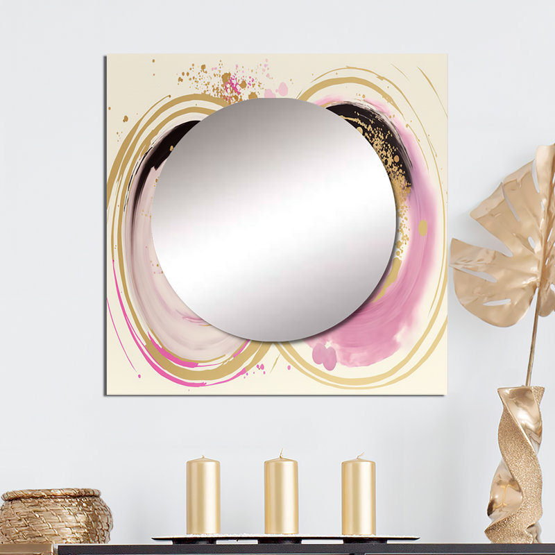 Miroir carré moderne Maagen, 36 po x 36 po
