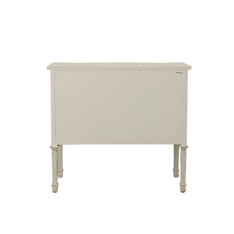 Willow Solid Wood Sideboard, Cream