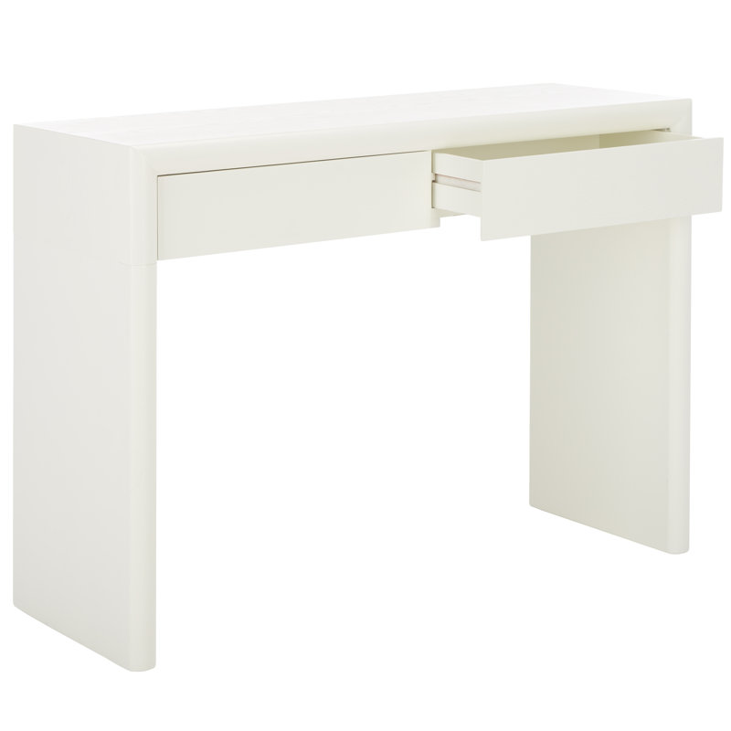 Console avec rangement Valorie, Ivoire ivoire