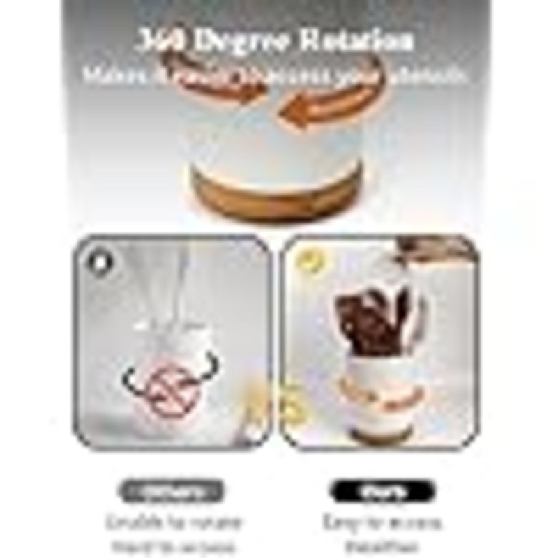 3 Compartment Utensil Holder, Extra Large Utensil Crock, Stable Ceramic Utensil Organizer, Cooking Tool Organizer Set For Kitchen Counter Farmhouse Decor (A-White(Vertical Stripe))