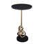 Table d'appoint en aluminium Nirja Martini, argent