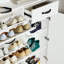 Console à 4 portes et 1 chaussure blanche - Une solution de rangement fonctionnelle ajoute de la fonctionnalité à votre espace