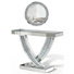 Console de vestibule en miroir Vikenti Modern Glam