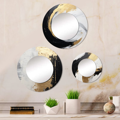 Ellin Metal Round Mirror