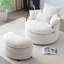 Fauteuil demi-tonneau pivotant à 360 ° Moderne et confortable-1402514102