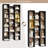 📖✨ 2-Pack 8-Tier Bookcase Set, 21-Cube Storage Bookshelves Unit With Adjustable & Removable Shelves-1542148857