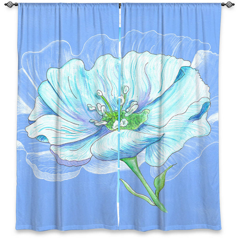 Tewkesbury Room Darkening Curtain Pair, 20" W x 61" L