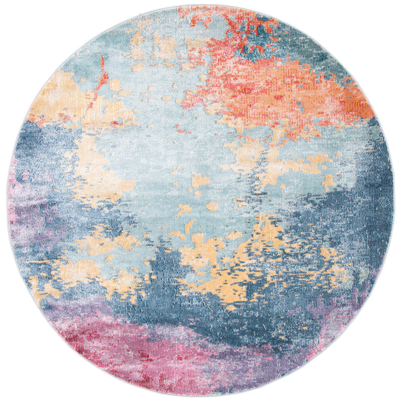 Porcello 900 Performance Rug, Round 6'7"