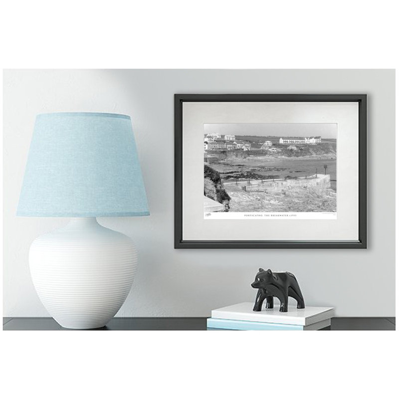 Portscatho, The Breakwater C1955 - Single Picture Frame Print, 45cm H x 60cm W x 2.3cm D