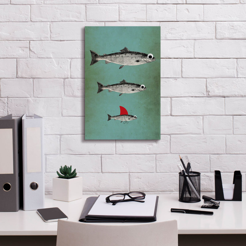 'Surviving' by Elo Marc, Canvas Wall Art, 18" H x 12" W x 0.75" D
