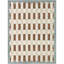 Tapis bleu / rouge Schroder-601962935