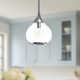 Hazel Single Light Glass Pendant