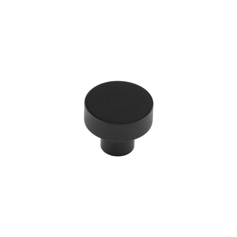 Hoxton 30mm Diameter Round Knob, Matte Black