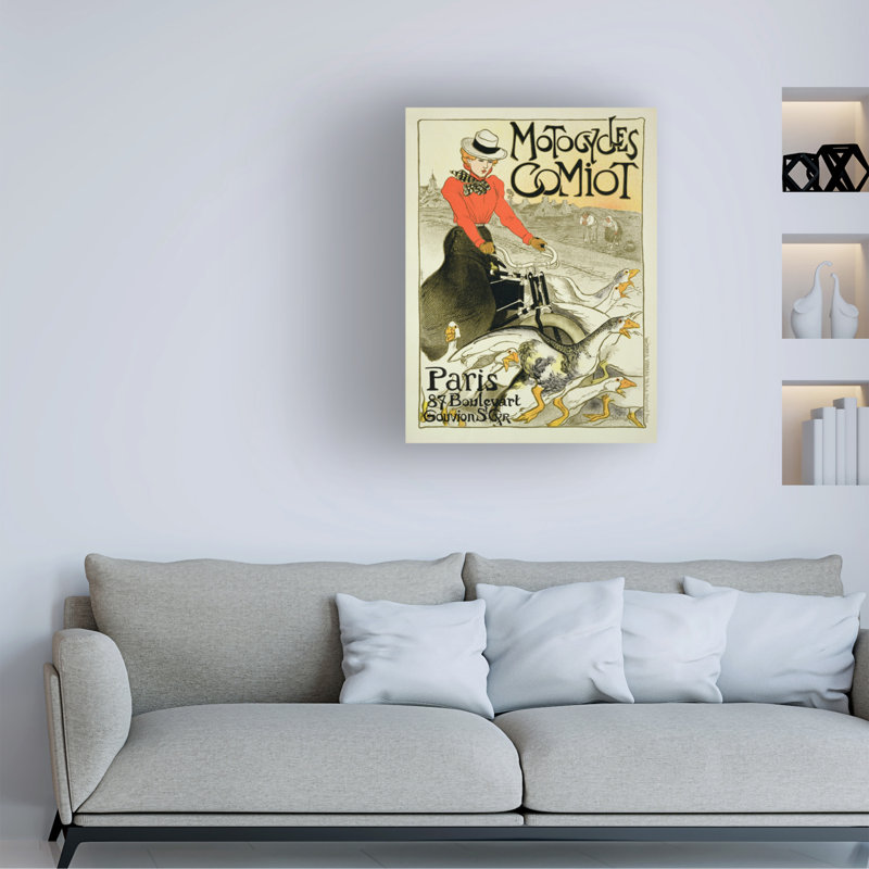 Reproduction d'art sur toile de Theophile, Alexander Steinlen, reproduction d'un comiot, 1899, H 19 po x l 14 po