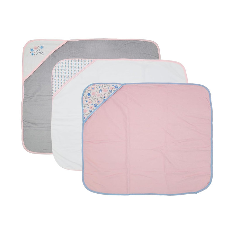 Baby 3 Pack Hooded Towels - Fresh Florals