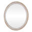 Miroir rond rond en bois