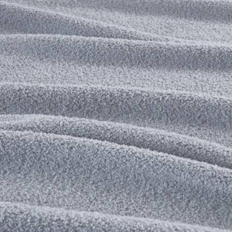 Couverture douce et confortable, Gris, Double