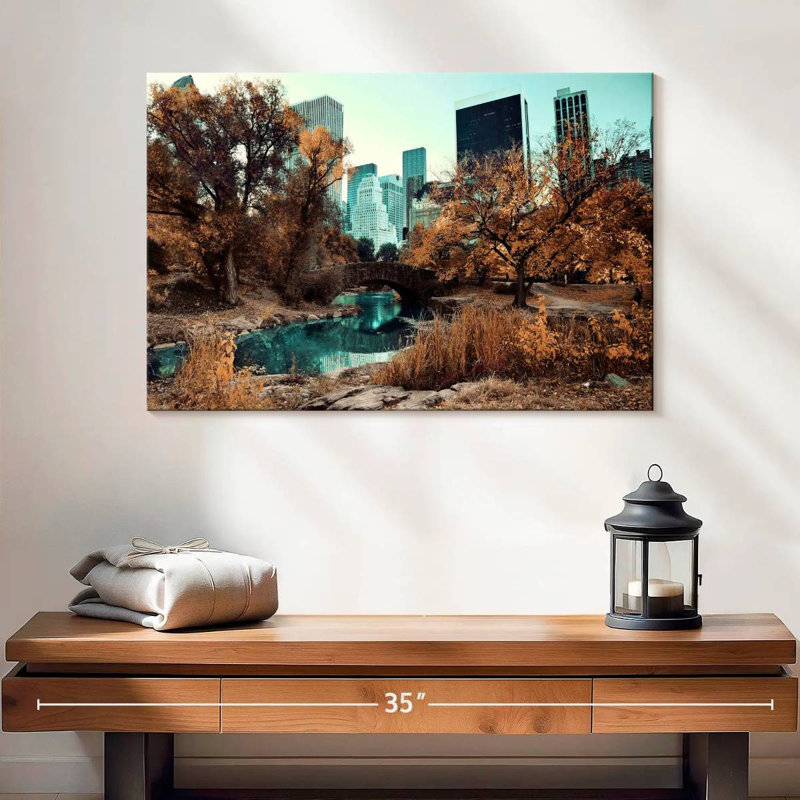 Ravi Central Park Autumn Foliage, 16" H x 24" W