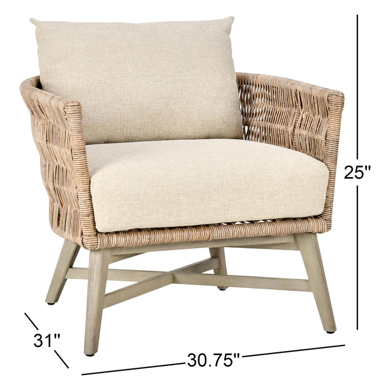 Collins Outdoor Solid Wood Lounge Chair