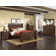 Commode combinée 8 tiroirs avec miroir en bois massif l 60 po Jokubas