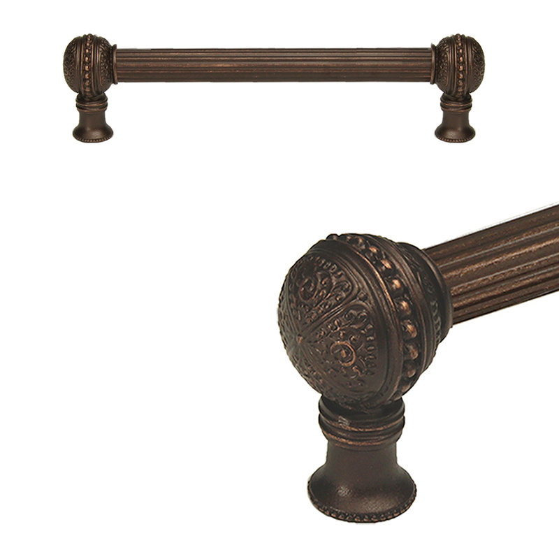 Millennium with 5/8 reeded centre long pull, Oil Rubbed Bronze, 9"