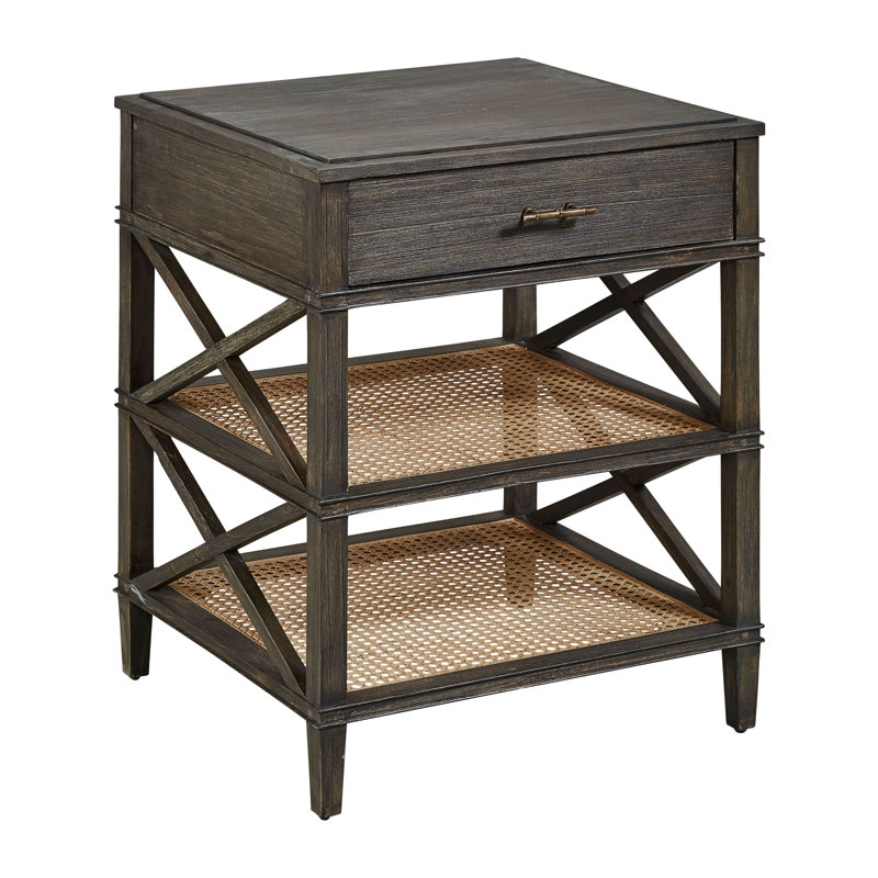 Cambridge Solid Wood End Table with Storage