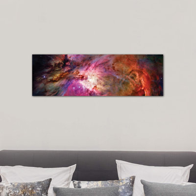 Starry Sky II 1 Piece Wrapped Canvas Panoramic Wall Art