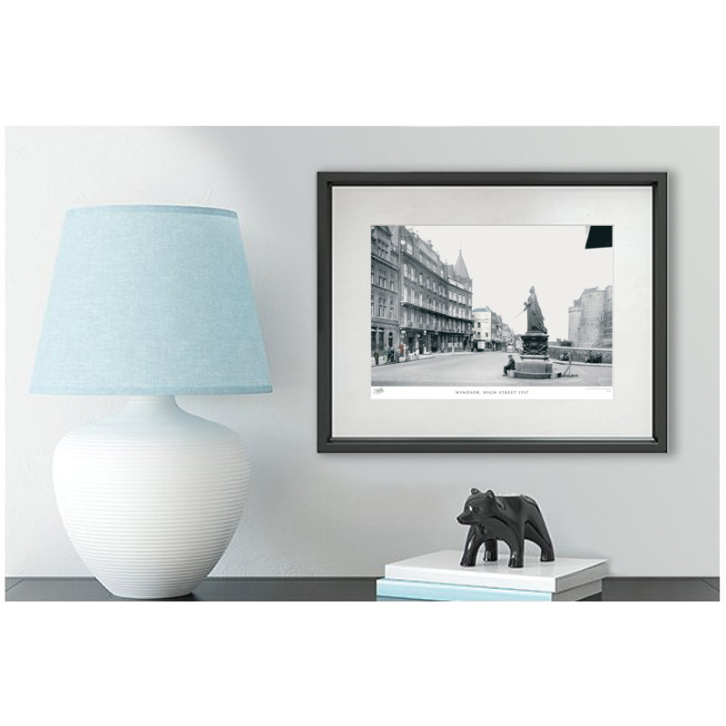 Windsor, High Street 1937 by Francis Frith - Single Picture Frame Print, 40cm H x 50cm W x 2.3cm D