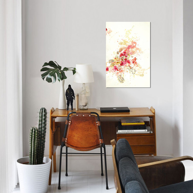 «Composition II.B» par Kathryn Neale, impression sur toile, H 26 po x l 18 po x P 1,5 po, Toile tendue, Pas de tapis