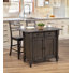 Ensemble d’îlot de cuisine drop leaf Lillydale