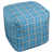 Carolina Blue/White/Silver Polyester Blend