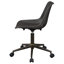 Chaise de bureau rembourrée et réglable Brun Ralston