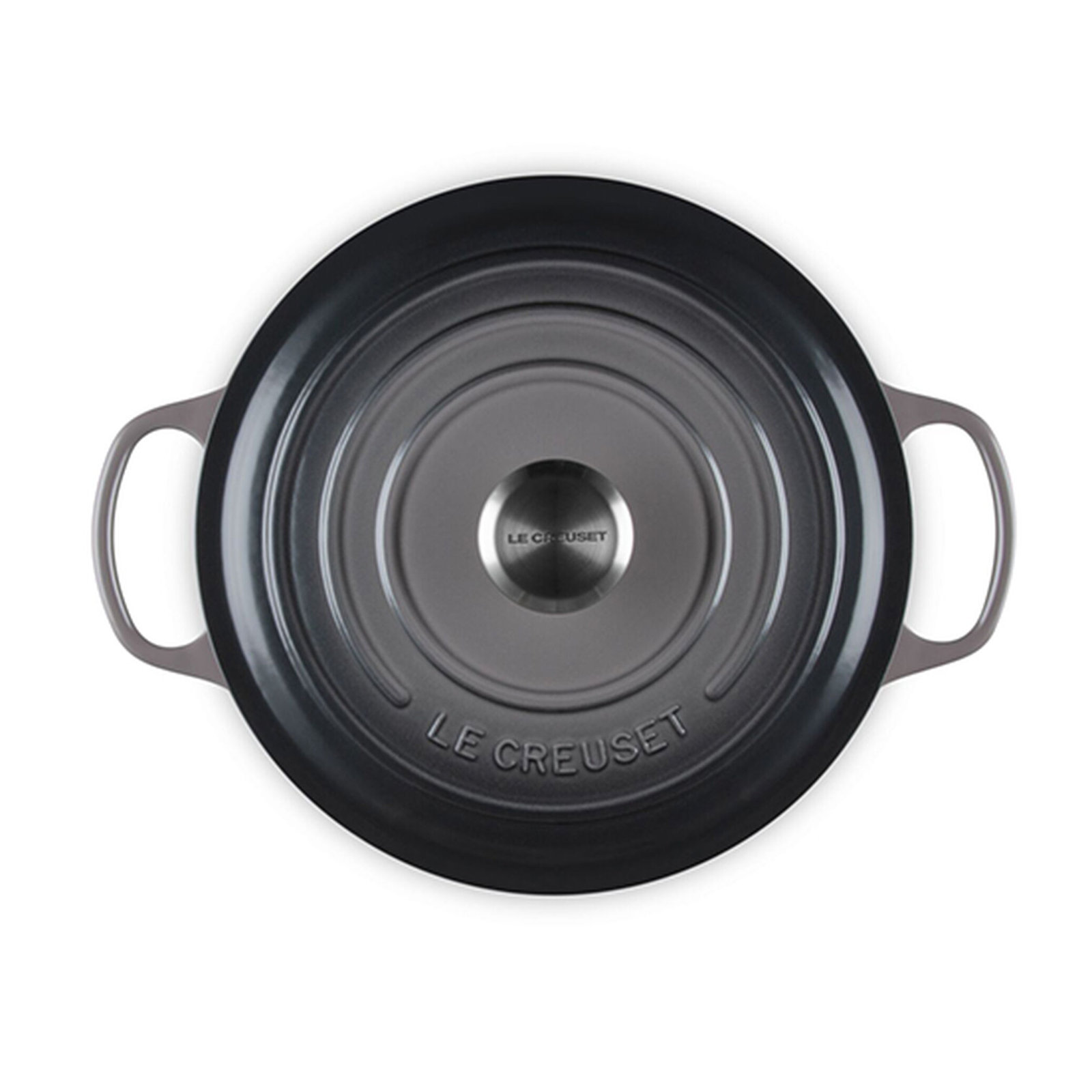 Le Creuset Signature Enameled Cast Iron Round Dutch Oven with Lid, 7.25 quarts, Oyster