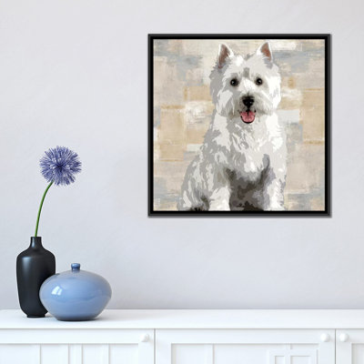 « west highland white terrier », impression sur toile