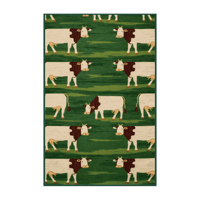  Tapis lavable de vaches de pâture