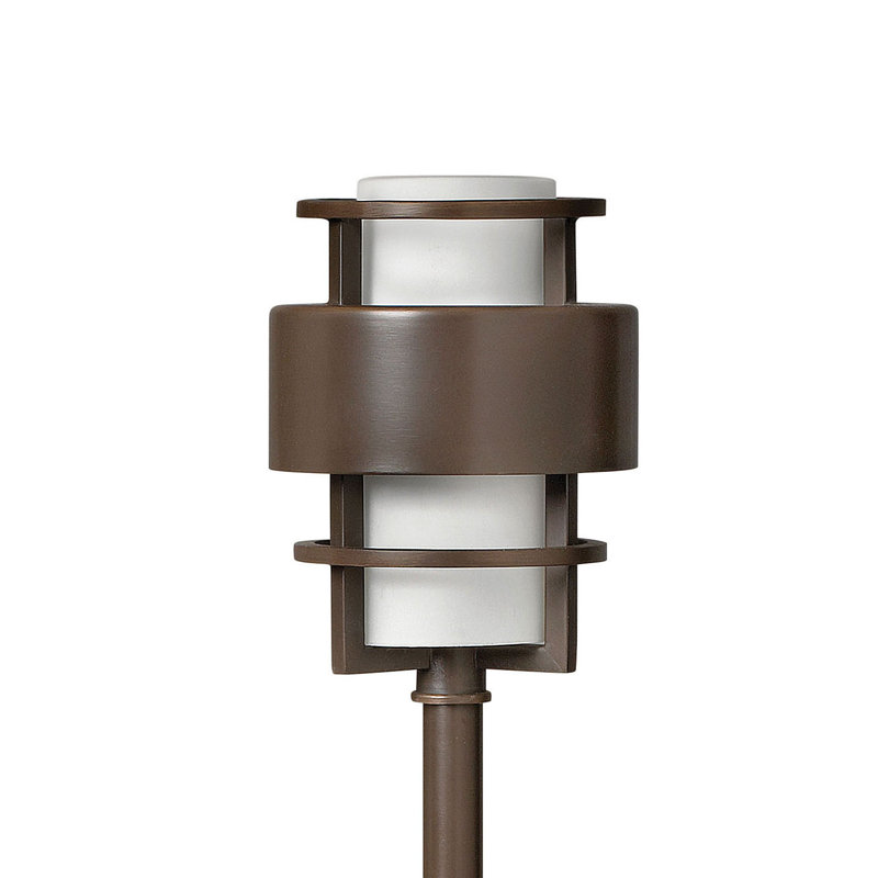 Saturn Low Voltage Metal Pathway Light, Metro Bronze