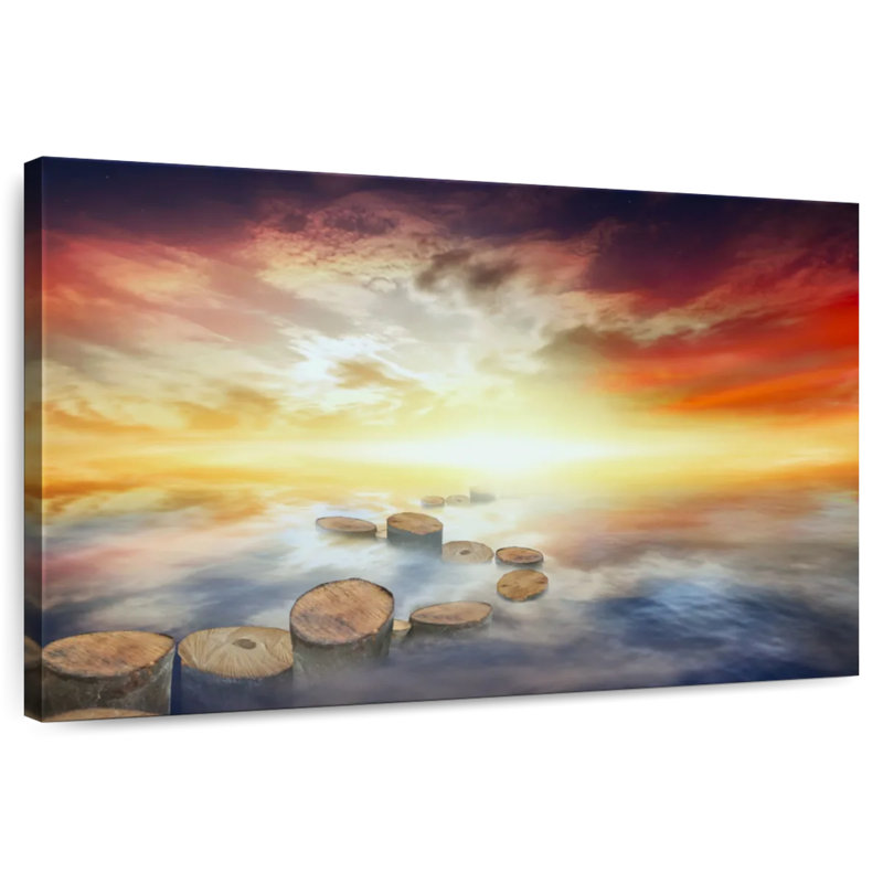 Alvord Ocean Sunrise View, 24" H x 36" W
