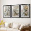 FLORAL Series CCLVI - Impression encadrée sur mesure de qualité supérieure - 3 pièces-2062514799-2062514798