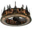 Tall Pines Downrod Ceiling Fan