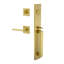 Viaggio Quadrato One-Piece Handleset With D Grip With Quadrato Rosette And Milano Lever-1316816602-1316816603-1316816601